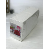 Двухслойные салфетки белые БВ12