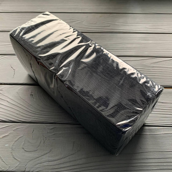 Серветки Ruta Professional 24х24см ПП 1шар чорні (300шт/уп)