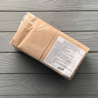 Салфетки ПП 24х24см 1слой Eco brown (300шт/уп)
