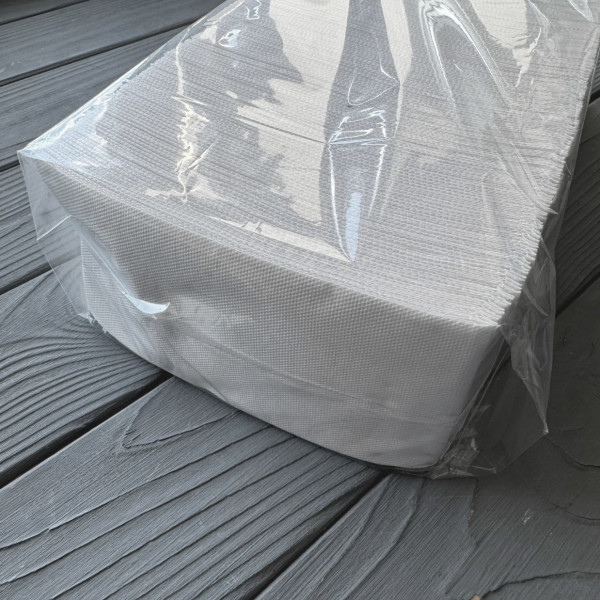 Серветка для диспенсора Біла 17х17см 1/4 2000шт/ящ CP4