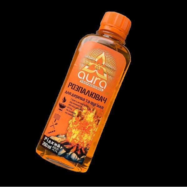 Розпалювач вогню рідкий Aura 200мл