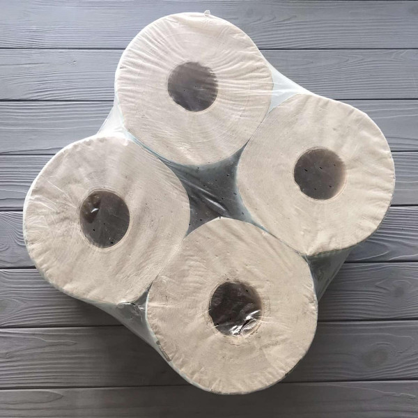 Туалетний папір Велетень сіра ТБ-02 (8 рулонів)