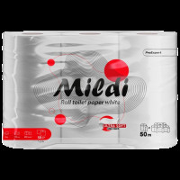 Папір туалетний "Mildi Pro Expert" целюлоза 2шар. (6шт/уп)(ТБ-10)