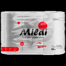 Папір туалетний "Mildi Pro Expert" целюлоза 2шар. (6шт/уп)(ТБ-10)