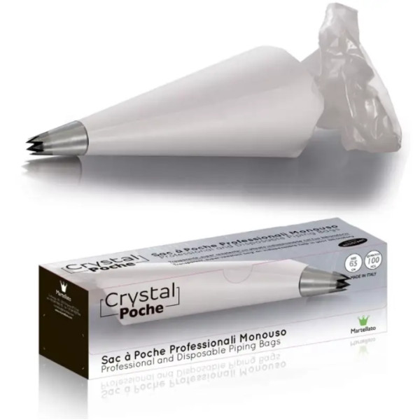 Кондитерський мішок 65см одноразовий 100шт Martellato(sil65)