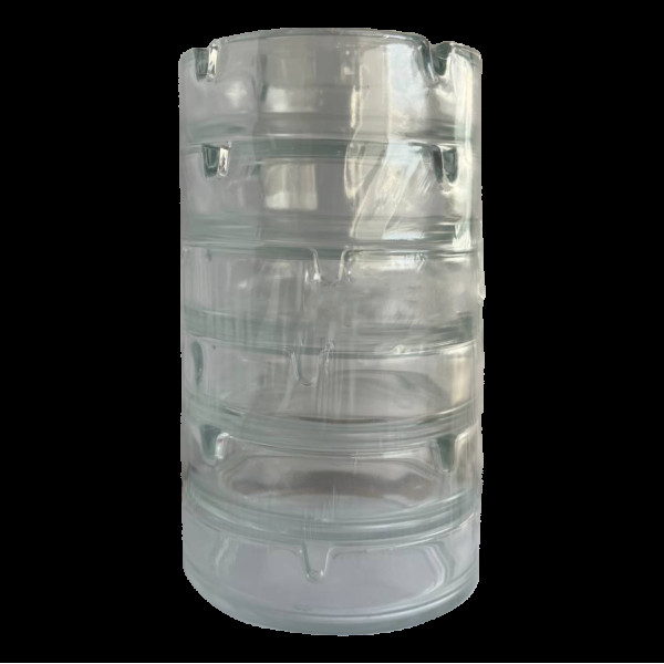 Попільничка скляна кругла 10,7см. 6шт/уп