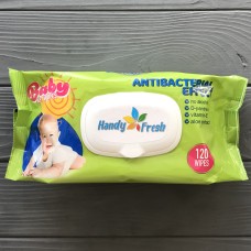 Волога серветка а-120 baby antibacterial "HANDY FRESH"
