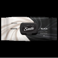 SMILE Влажные салфетки "Черные и белые" 84шт (9уп/ящ) 42213050(42213050)