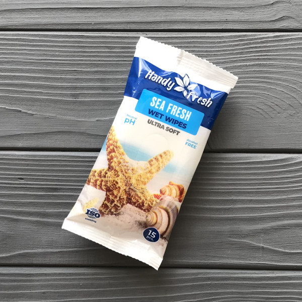 Волога серветка а-15 sea fresh "HANDY FRESH"