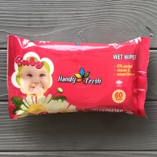 Волога серветка а-60 baby chamomile "HANDY FRESH"