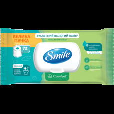 Smile Туалетний вологий папір "Comfort" Classic 72шт (12шт/ящ) 42100460(42100460)