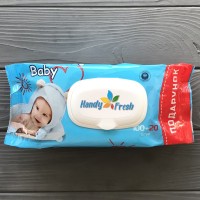 Волога серветка а-100+20 baby "HANDY FRESH"