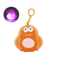 Іграшка-антистрес їжачок "Пінгвін" MS 3575(Orange) блимає, 7 см (MS 3575(Orange))
