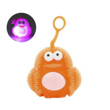 Іграшка-антистрес їжачок "Пінгвін" MS 3575(Orange) блимає, 7 см (MS 3575(Orange))