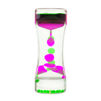 Пісочний годинник XX-3(Green) зелений, з гелевою рідиною, 13,5 см (XX-3(Green))