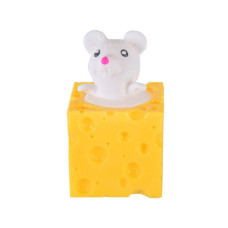 Дитяча іграшка сквіш Pop Up "Мишка у сирі" SQ-23(White) білий (SQ-23(White))