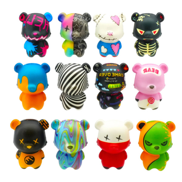 Коллекционная игрушка-сквиш Хайповые мишки Tiki Wiki SQ027 игрушка-сюрприз(SQ027)