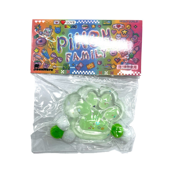 Антистресс Сквиш "Мягкие кошачьи лапки" KG-810(Light-Green) 7 см