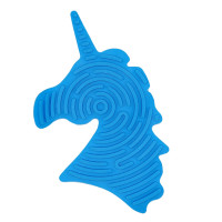 Дитяча розвиваюча дошка для сенсорної активності "Єдиноріг" GS0108 двостороння Синій (GS0108(Blue))