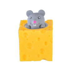 Дитяча іграшка сквіш Pop Up "Мишка у сирі" SQ-23(Grey) сірий (SQ-23(Grey))
