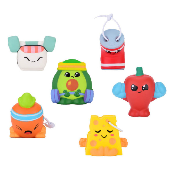 Сквіш іграшка-сюрприз "Спортивні смаколики" 13/SC24, 6 героїв (13/SC24)