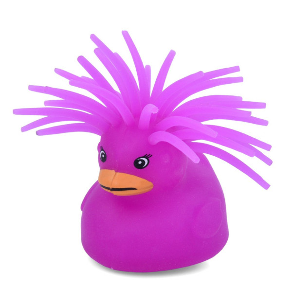 Детская игрушка Антистресс Уточка MS 3719(Violet) световые эффекты(MS 3719(Violet))