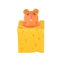 Дитяча іграшка сквіш Pop Up "Мишка у сирі" SQ-23(Brown) коричневий (SQ-23(Brown))