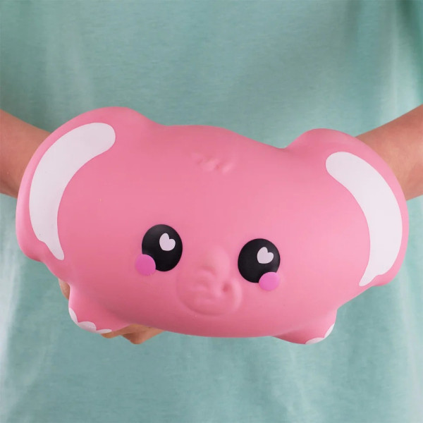 Коллекционная игрушка-антистресс "Слон Баблз" Smooshzees 08232 серии "Snugzees"(08232)