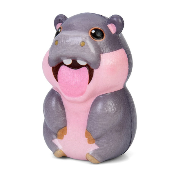 Дитяча іграшка антистрес "Бегемот" MS 4731-6 розмір 10 см (MS 4731-6)