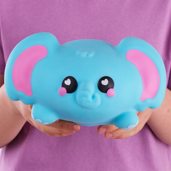 Коллекционная игрушка-антистресс "Слон Луна" Smooshzees 08233 серии "Snugzees"(08233)