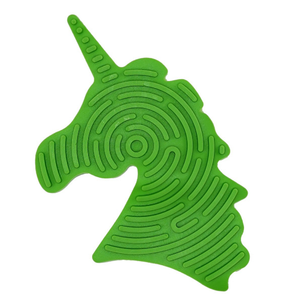 Дитяча розвиваюча дошка для сенсорної активності "Єдиноріг" GS0108 двостороння Зелений (GS0108(Green))