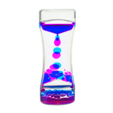 Пісочний годинник XX-3(Pink) рожевий, з гелевою рідиною, 13,5 см (XX-3(Pink))