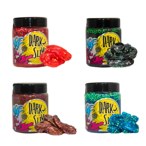 Слайм "Dark slime - з кульками" 71831 (укр.) - 0,250 кг (71831ST(Blue))