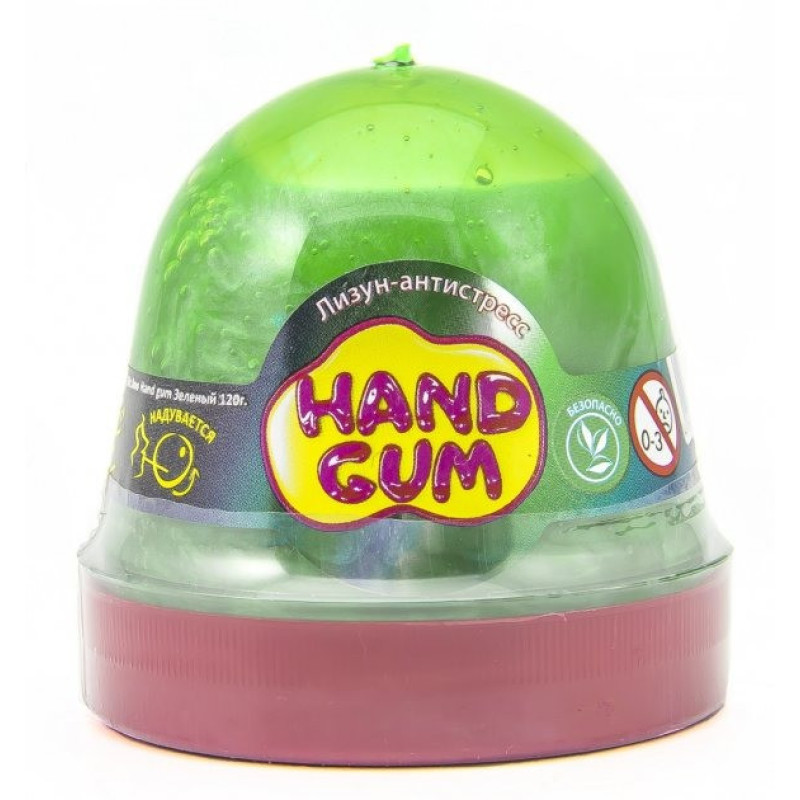 Лизун-антистресс ТМ Mr.Boo Hand gum 80100 Зеленый 120 г