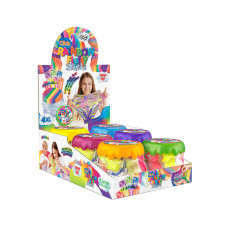 Дитяча в'язка маса, слайм "Rainbow Fluffy Slime" RFS-01-01U з повітряним пластиліном (RFS-01-01U)