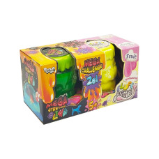 В'язка маса 2 в 1 "Mega Stretch Slime" та "Fluffy Slime" FLS-03-01U Жовтий-зелений (FLS-03-01U(Yellow-Green))