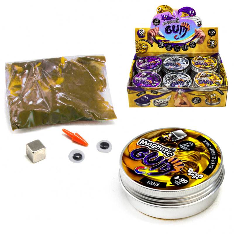 Жуйка для рук "Magnetic Gum" MgGUM-01 в металевій коробочці