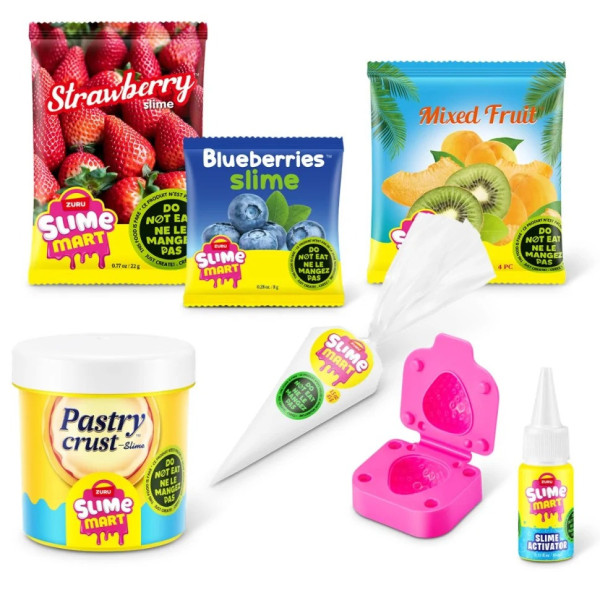 Игровой набор со слаймами "Фруктовый тарт" Slime Mart 15901E серии "Shopping Bag"(15901E)