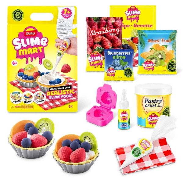 Игровой набор со слаймами "Фруктовый тарт" Slime Mart 15901E серии "Shopping Bag"(15901E)
