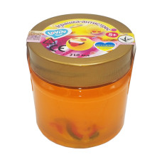 Іграшка-антистрес 210 мл Slime time ТМ Lovin 80142  Помаранчевий (80142(Orange))