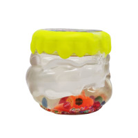 Вязкая масса, слайм "Crystal Slime" CS-01-01U с бусинками Желтый(CS-01-01U(Yellow))