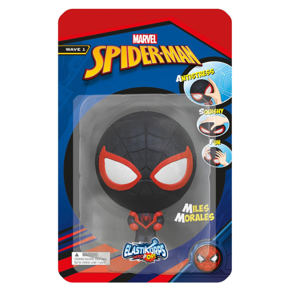 Стретч-іграшка Марвел людина павук Чорний Elastikorps HEPO10MARM-2  (HEPO10MARM-2)