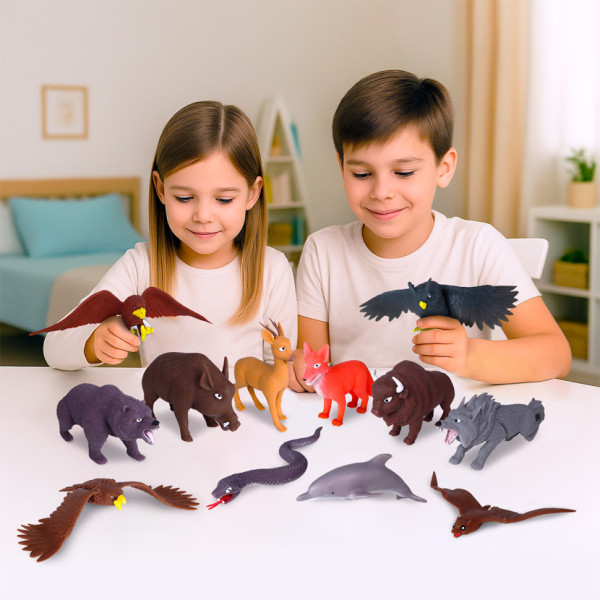 Стретч-іграшка у вигляді тварини Тварини України #sbabam 1/CN25 Іграшка-сюрприз (1/CN25)