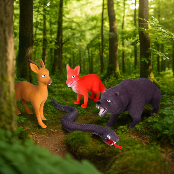 Стретч-іграшка у вигляді тварини Тварини України #sbabam 1/CN25 Іграшка-сюрприз (1/CN25)