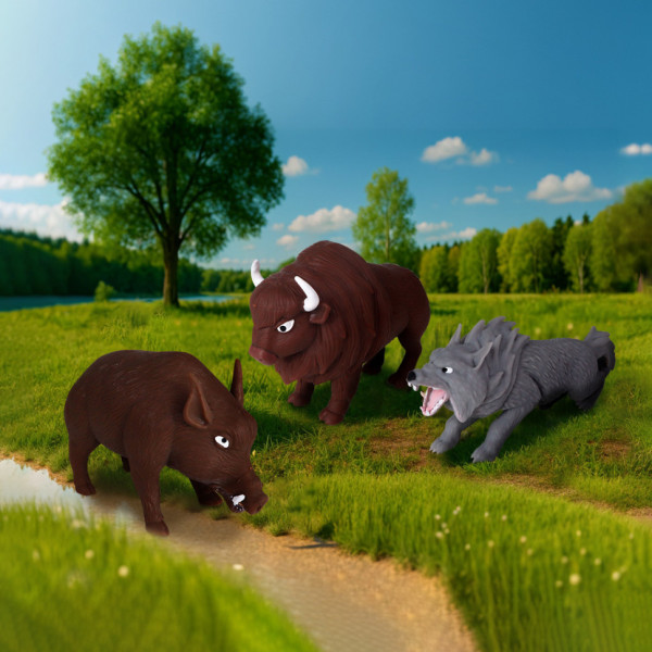 Стретч-іграшка у вигляді тварини Тварини України #sbabam 1/CN25 Іграшка-сюрприз (1/CN25)