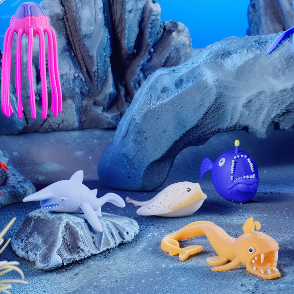 Стретч-іграшка у вигляді тварини "Підводні володарі Море та безодня" #sbabam 15/CN22 іграшка-сюрприз (15/CN22)