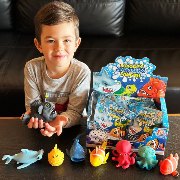 Стретч-іграшка Володарі морських глибин #sbabam 115/CN22 у вигляді тварини (115/CN22)