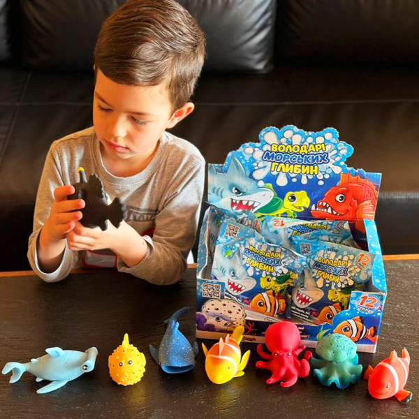 Стретч-іграшка Володарі морських глибин #sbabam 115/CN22 у вигляді тварини (115/CN22)