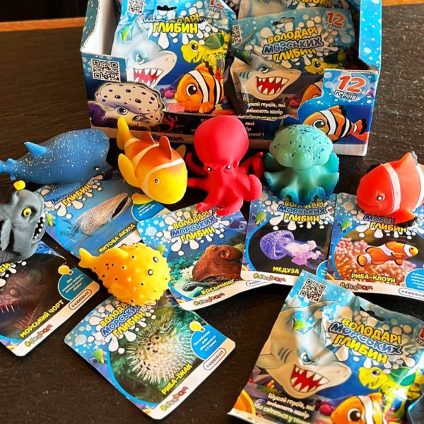 Стретч-іграшка Володарі морських глибин #sbabam 115/CN22 у вигляді тварини (115/CN22)