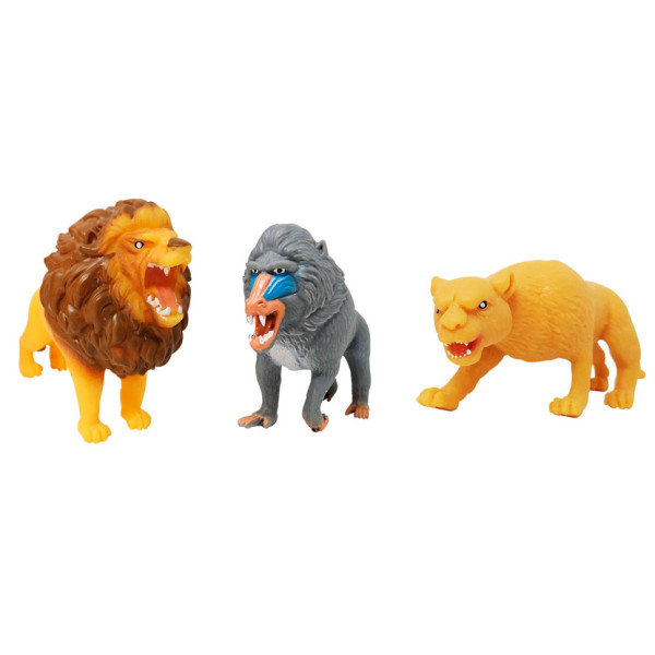 Стретч-іграшка сюрприз "Повелителі савани" #sbabam 68-CN-2020 у вигляді тварини (68-CN-2020)
